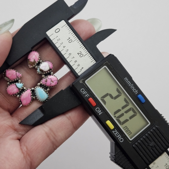 Cotton Candy Naja Turquoise Ring - Picture 5 of 6